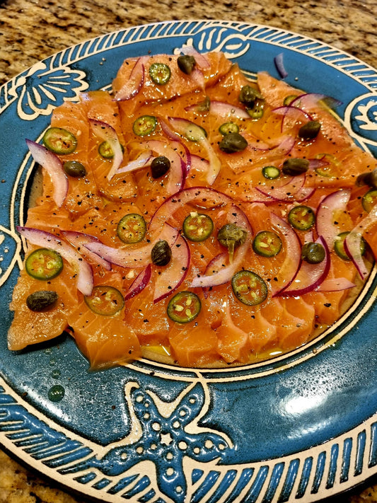 Sashimi Simple de Salmón