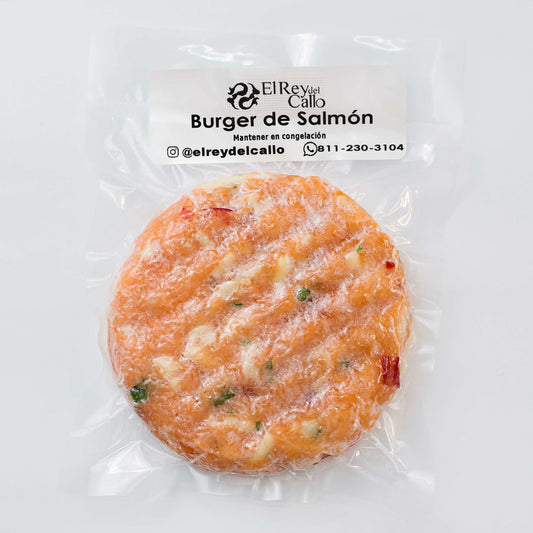 Burger de Salmón Canadiense - El Rey del Callo