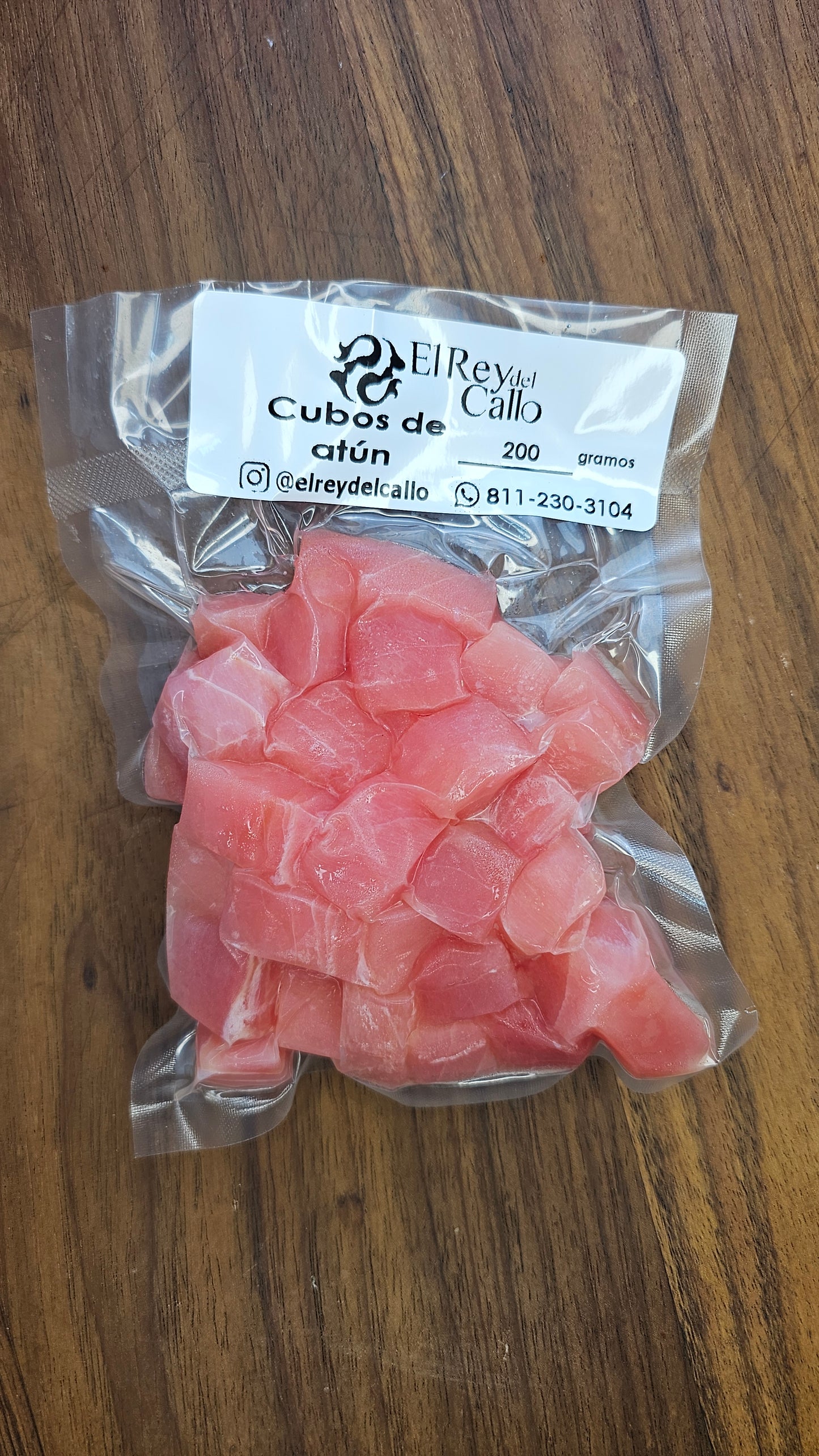 Atún aleta amarilla en cubos 200gr