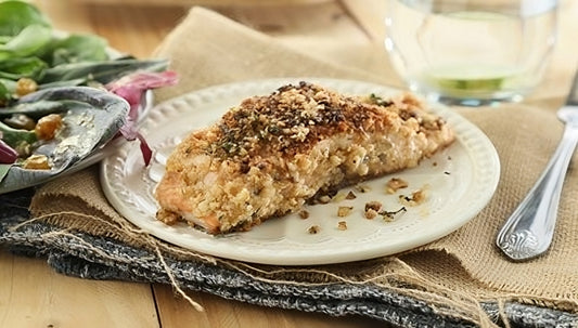 Branzino con Costra de Hierbas y Parmesano