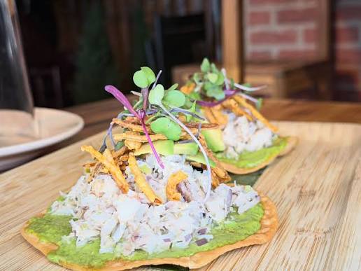 Tostadas de Manitas de Jaiba