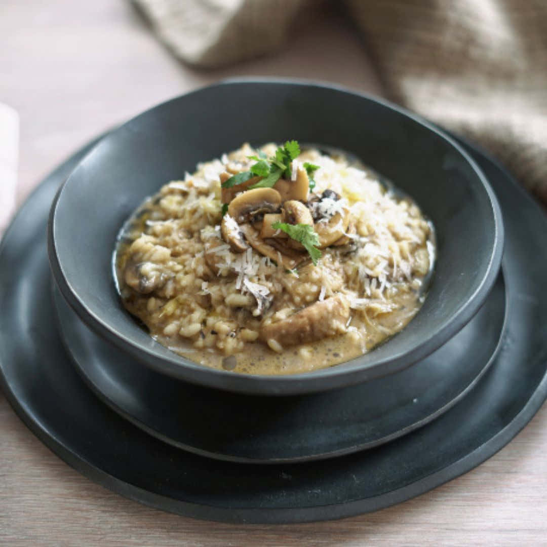 Callo de hacha con risotto cremoso de limon