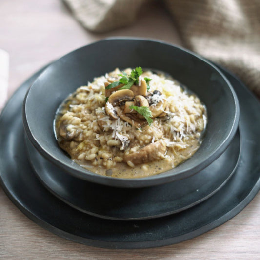 Callo de hacha con risotto cremoso de limon