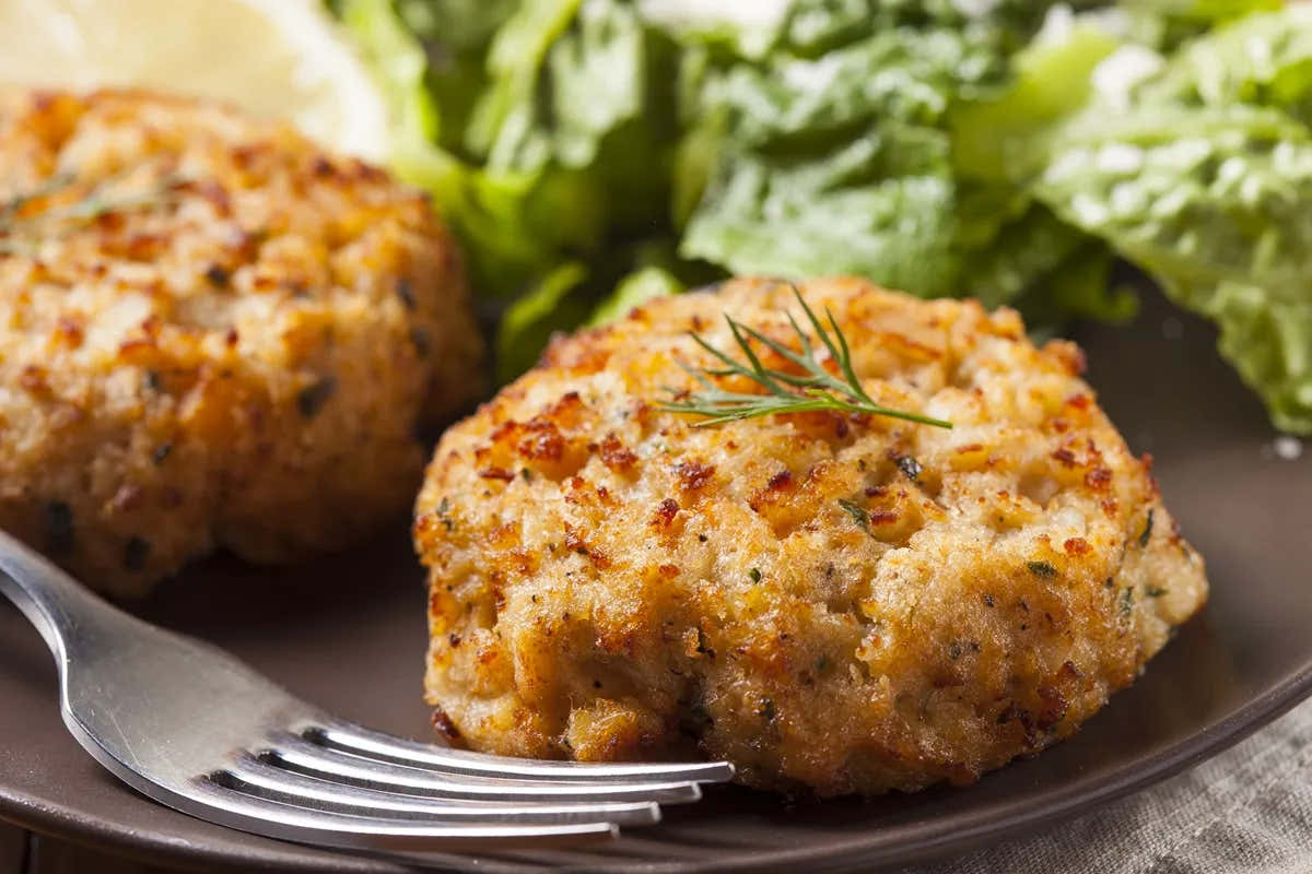 Crab cakes caseras