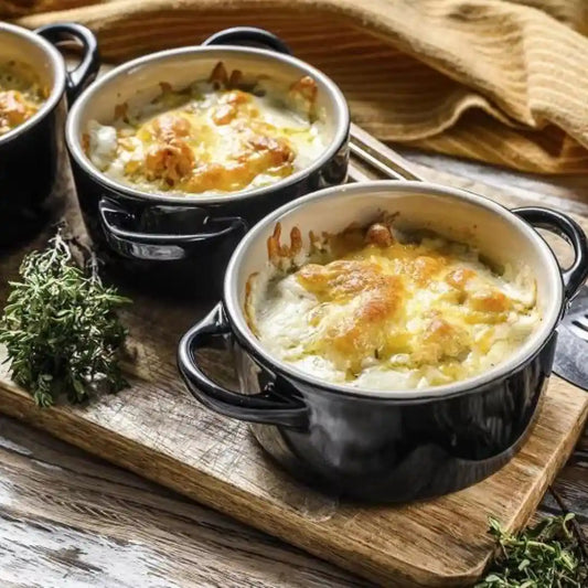 Jaiba gratinada en ramequines