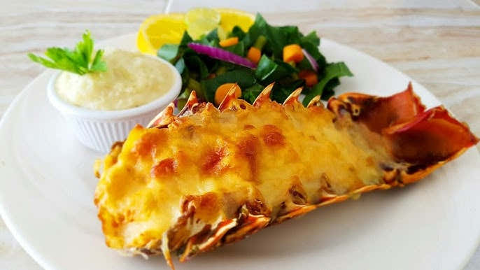 Langosta gratinada al chipotle