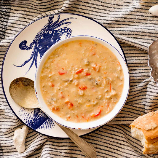 Sopa cremosa de jaiba