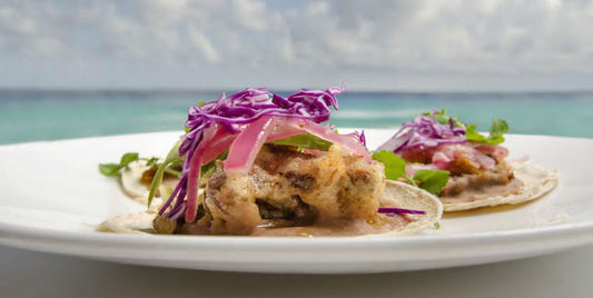 Tacos de jaiba estilo Mazatlan