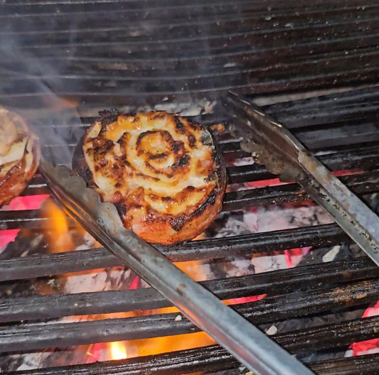 Medallones de Camarón a la leña