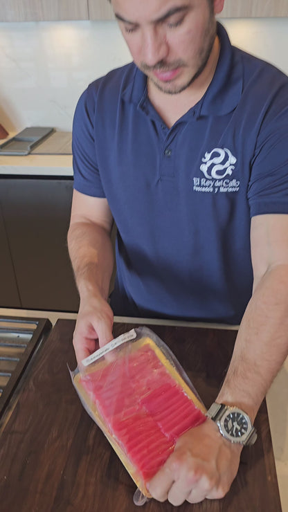 Atún aleta amarilla en sashimi 250gr