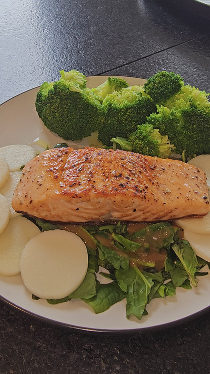 Salmón Canadiense Con Piel Porción 200gr