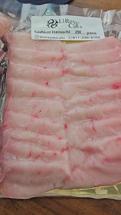 Sashimi de Hamachi