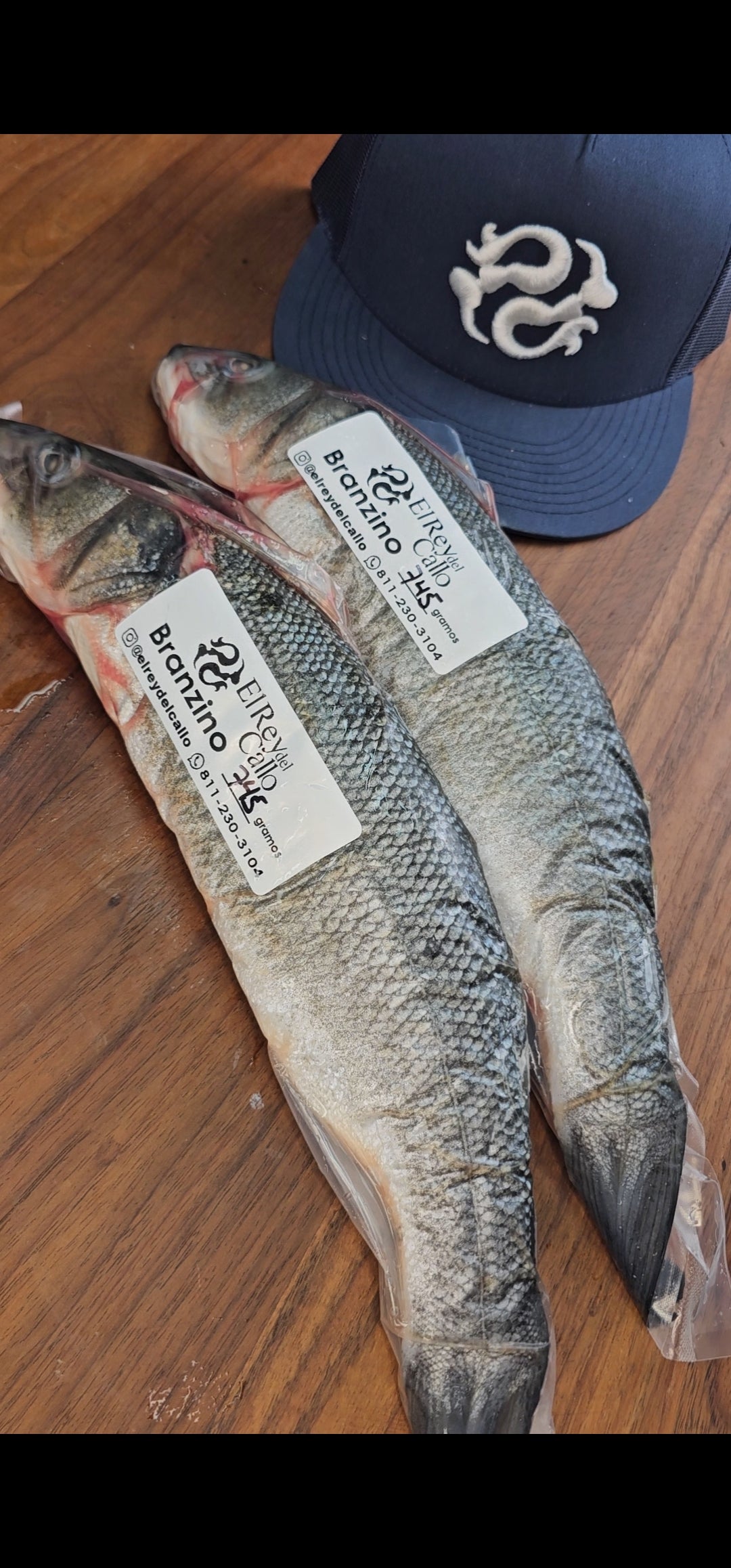 branzino entero o lubina europea entera