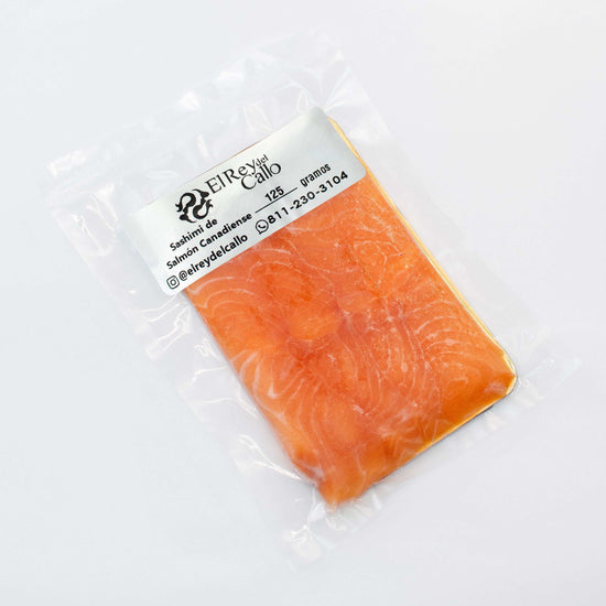 Sashimi Salmón Canadiense - El Rey del Callo